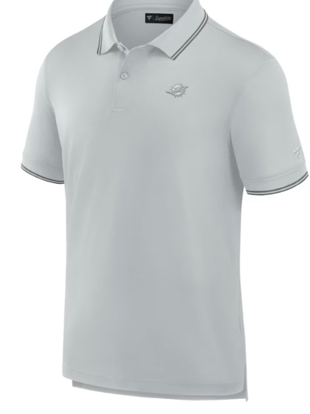 Fanatics Signature Miami Dolphins Front Office Pique Polo XL short sleeve Gray N
